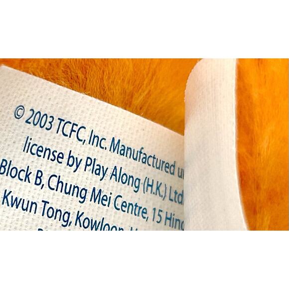 Care Bears 2003 Laugh A Lot Bear Plush 13” Inch Star Orange Stuffed Toy EUC - Picture 11 of 12